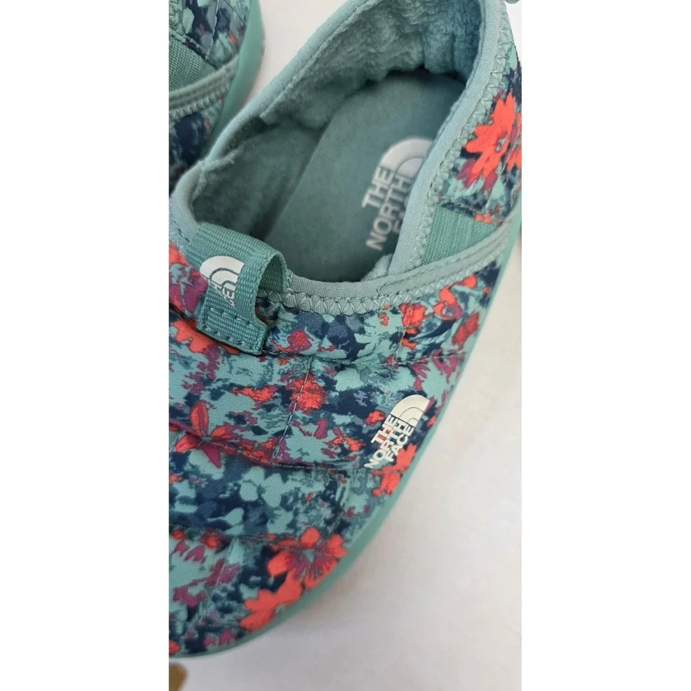 The North Face Kids ThermoBall Traction Mule II Slippers Floral Wasabi Green 13
